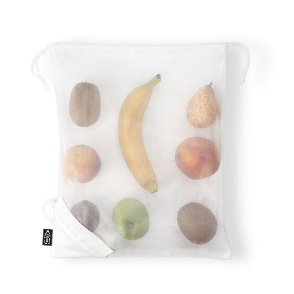 BOLZANO promotional tote bag in white (detail view) with custom logo branding