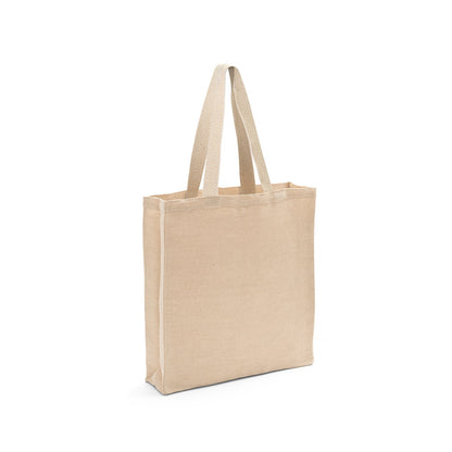 PADOVA promotional tote bag in natural with custom logo branding