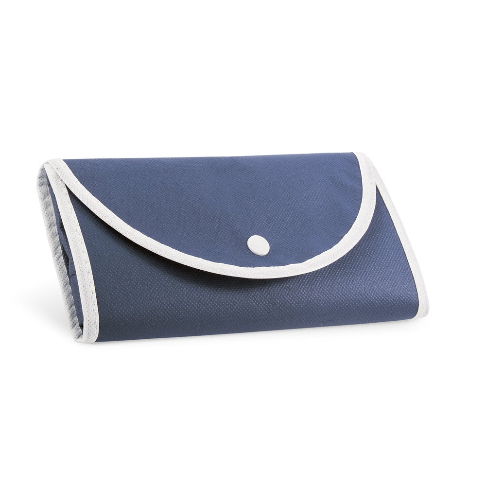 ARLON promotional tote bag in blue (detail view) with custom logo branding