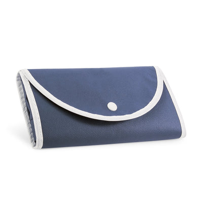 ARLON promotional tote bag in blue (detail view) with custom logo branding