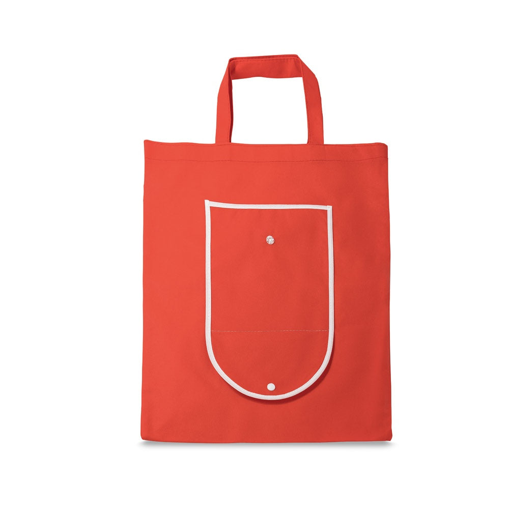 ARLON promotional tote bag in red with custom logo branding