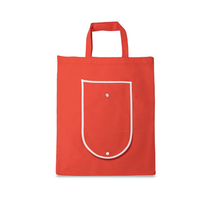 ARLON promotional tote bag in red with custom logo branding