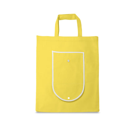 ARLON promotional tote bag in yellow with custom logo branding