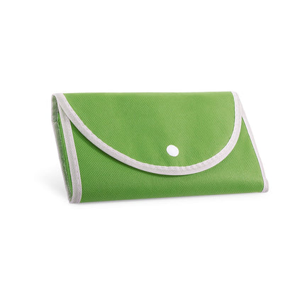 ARLON promotional tote bag in light green (detail view) with custom logo branding