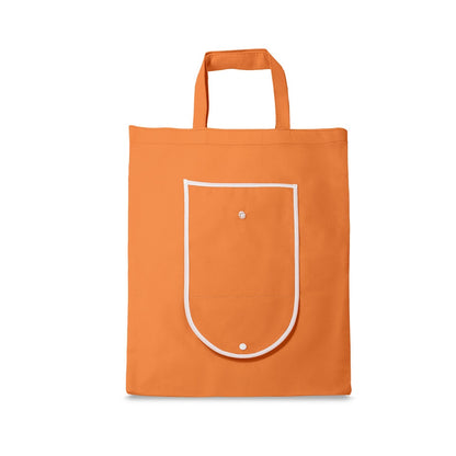 ARLON promotional tote bag in orange with custom logo branding