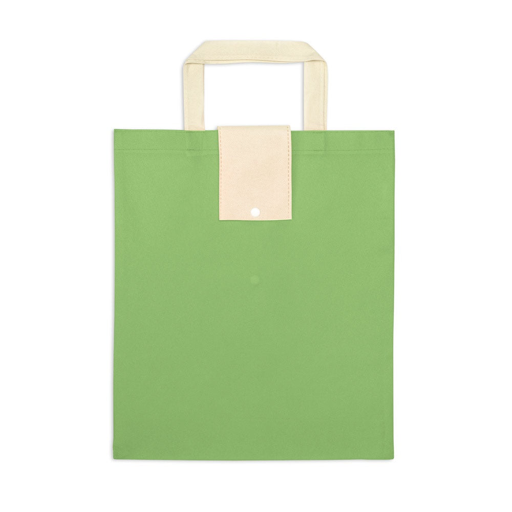CARDINAL promotional tote bag in light green with custom logo branding