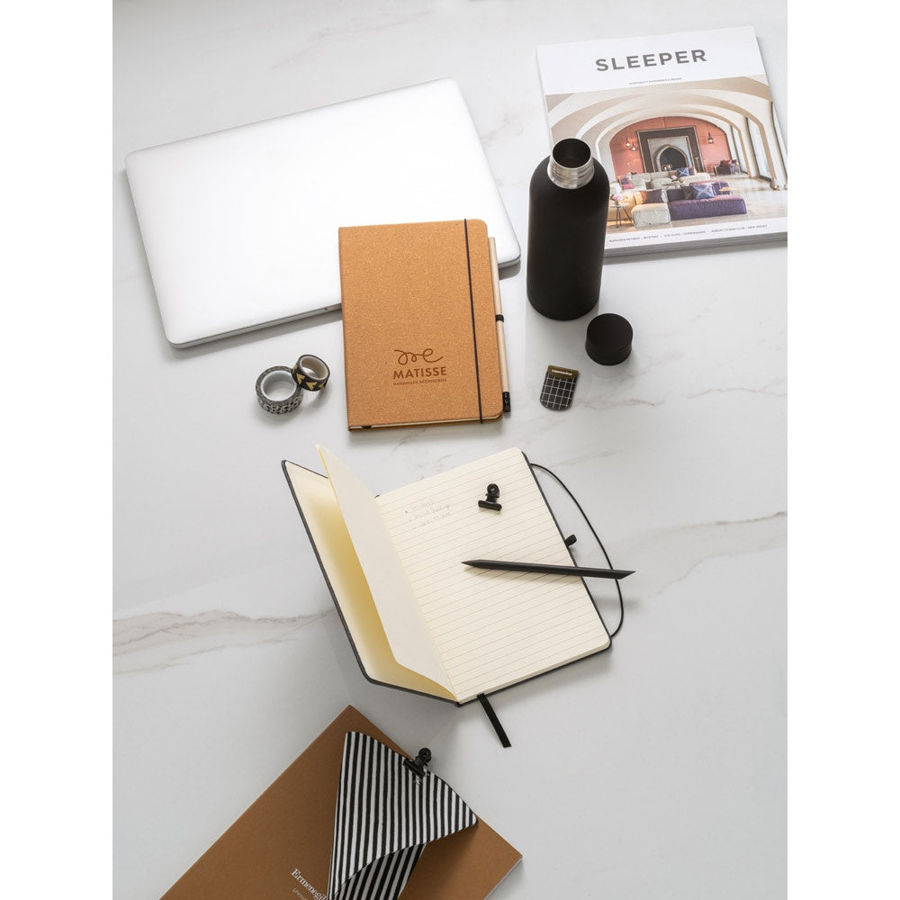 MATISSE promotional notebook with custom logo branding