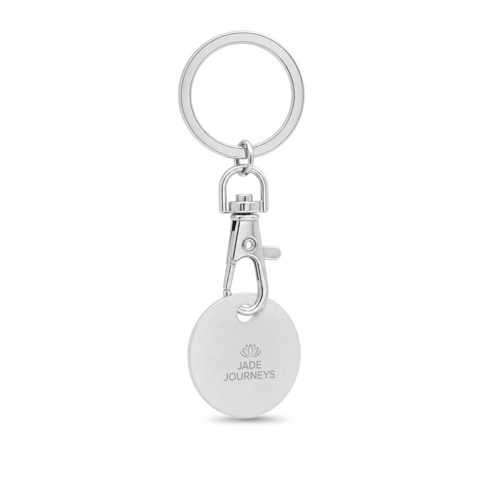 FIDO promotional event giveaway in silver with custom logo branding