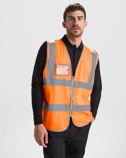 ROLY WRK POLUX Unisex vest in fluor yellow - promotional clothing printed with your company logo