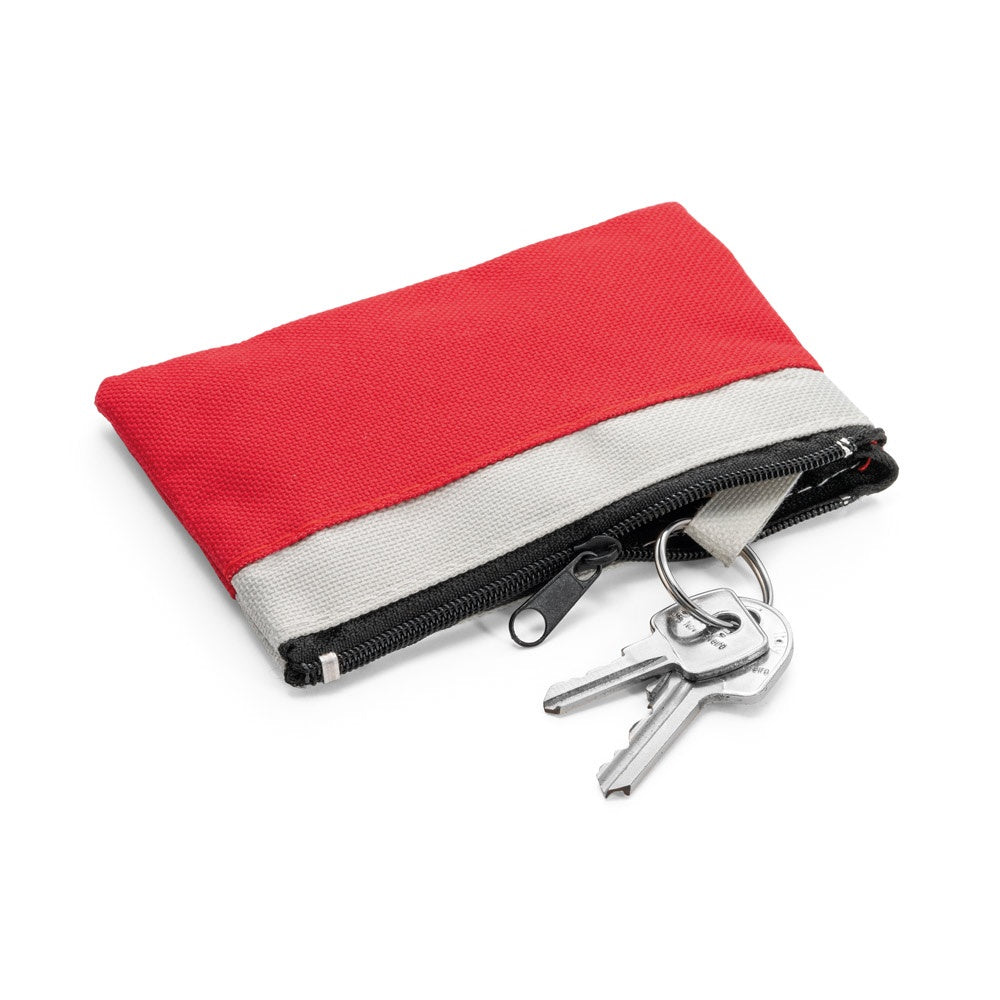 MILLER promotional event giveaway in red (detail view) with custom logo branding