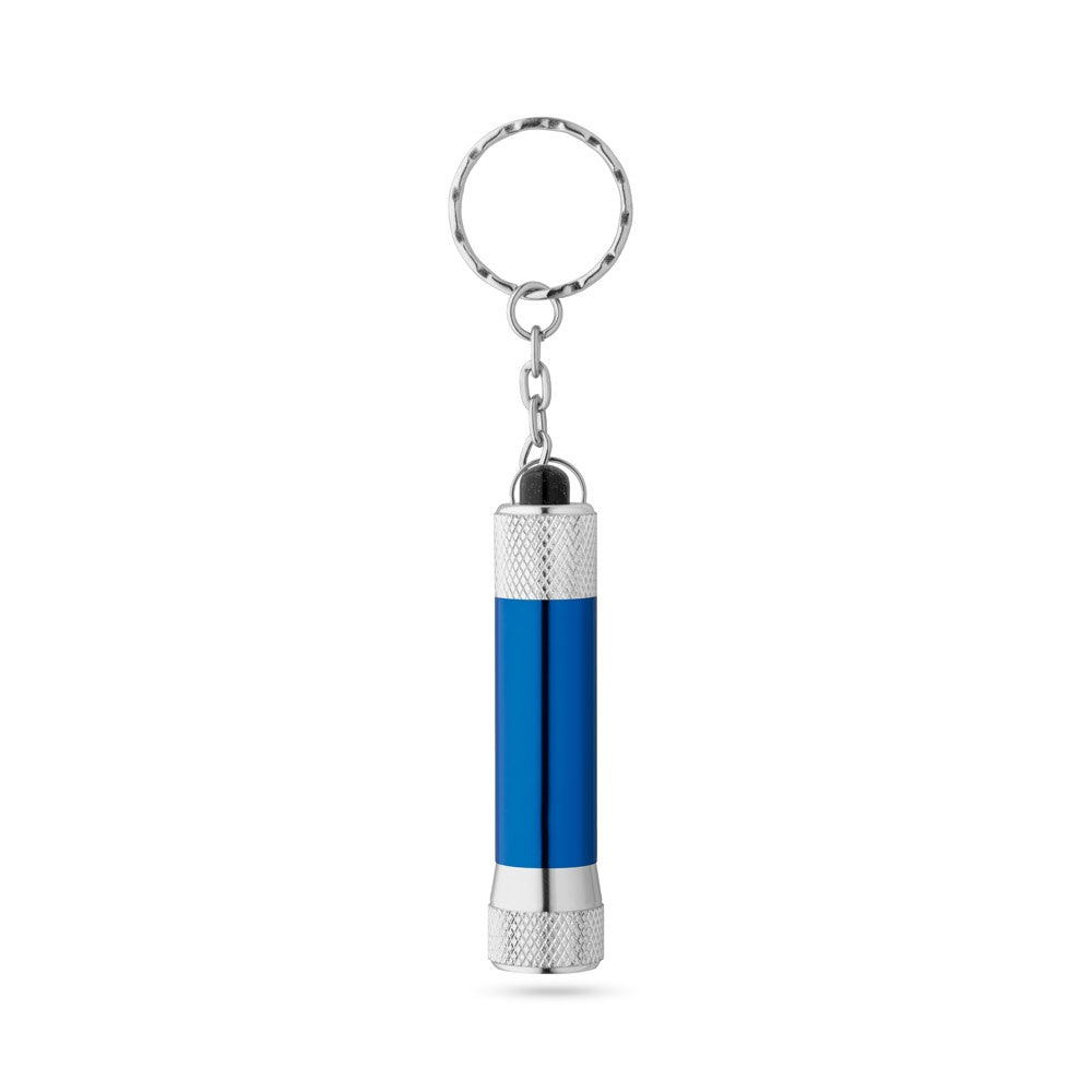 LERGAN promotional event giveaway in royal blue (detail view) with custom logo branding