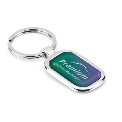 ZABEL promotional event giveaway in satin silver with custom logo branding