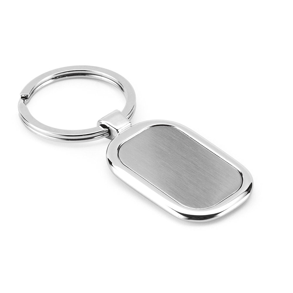 ZABEL promotional event giveaway in satin silver with custom logo branding
