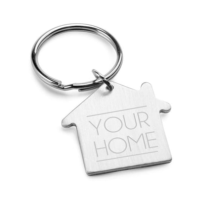 HOMIER promotional event giveaway in satin silver with custom logo branding