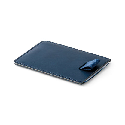 POPPY promotional travel accessory in blue (detail view) with custom logo branding