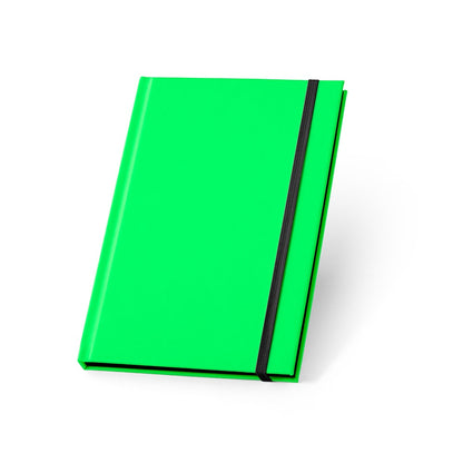 WATTERS promotional notebook in light green with custom logo branding