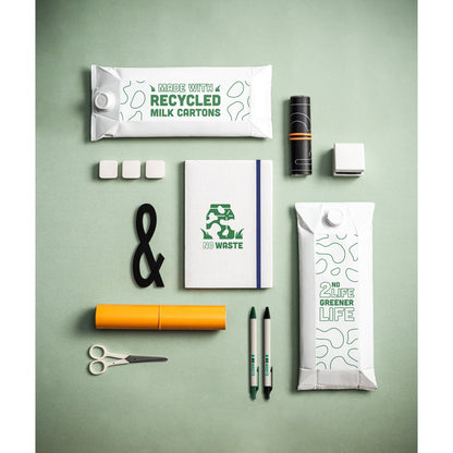 MILKY promotional notebook with custom logo branding