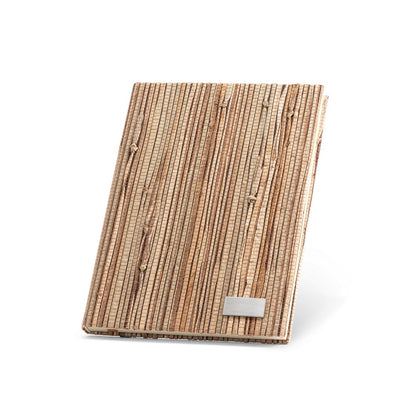 NERUDA promotional notebook in natural with custom logo branding