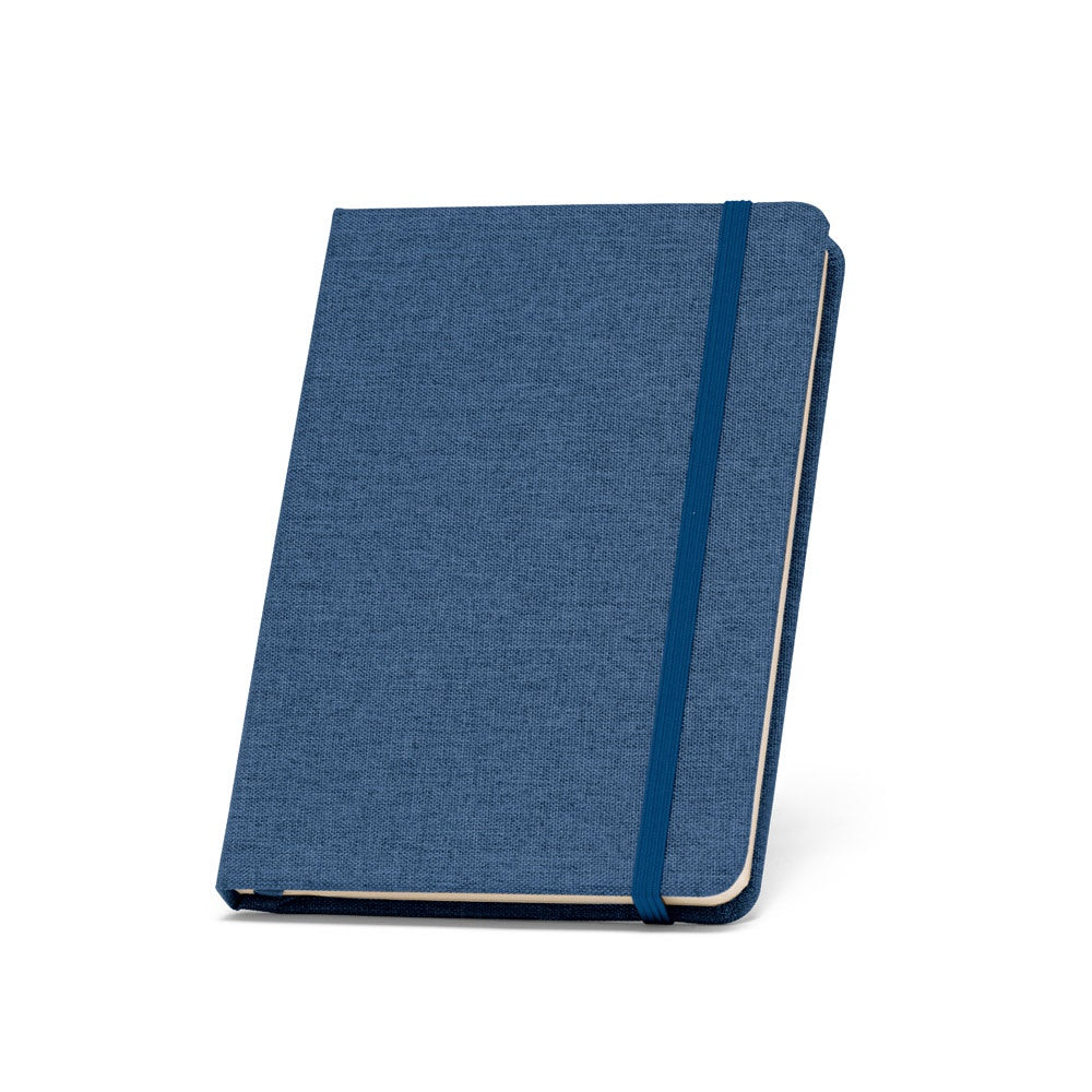 BOYD promotional notebook in blue with custom logo branding