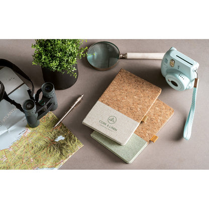 KLEE promotional notebook with custom logo branding