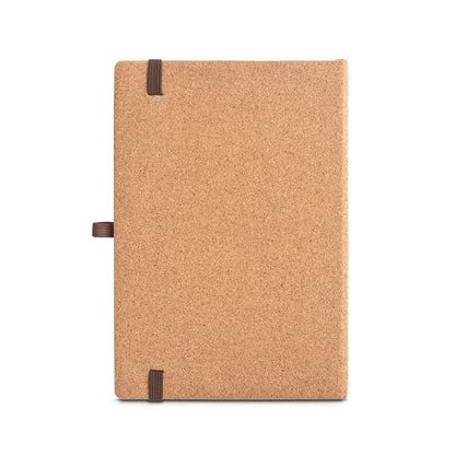 ORWELL promotional notebook in natural (detail view) with custom logo branding