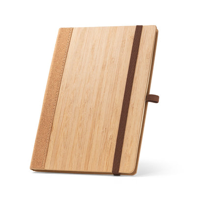 ORWELL promotional notebook in natural with custom logo branding