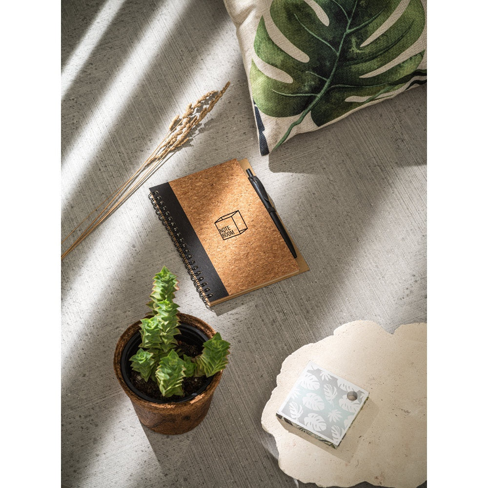 VICENTE promotional notebook with custom logo branding