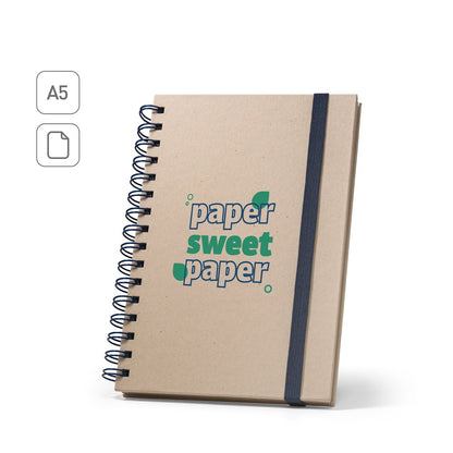 PROUST promotional notebook (complete set view) with custom logo branding