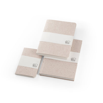 ORGANIC SEMI-RIGID promotional notebook with custom logo branding