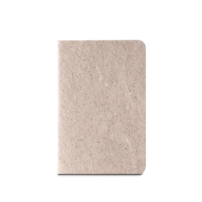 TEAPAD SOFT promotional notebook in natural (detail view) with custom logo branding