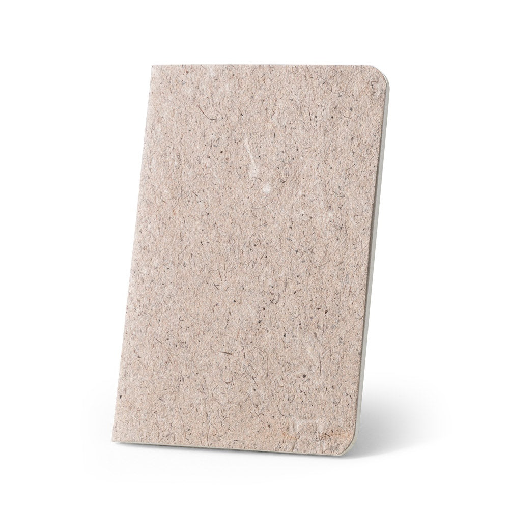 TEAPAD SOFT promotional notebook in natural with custom logo branding