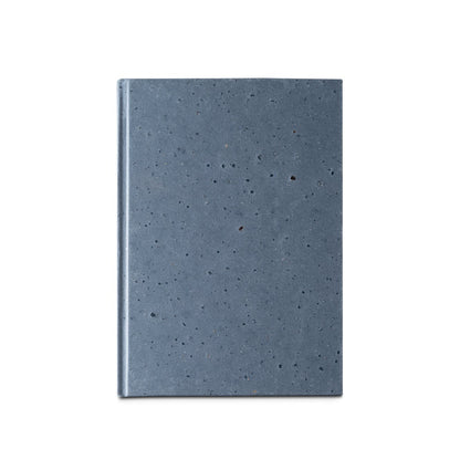 COFFEEPAD RIGID promotional notebook in blue (detail view) with custom logo branding