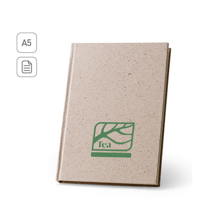 TEAPAD RIGID promotional notebook (complete set view) with custom logo branding