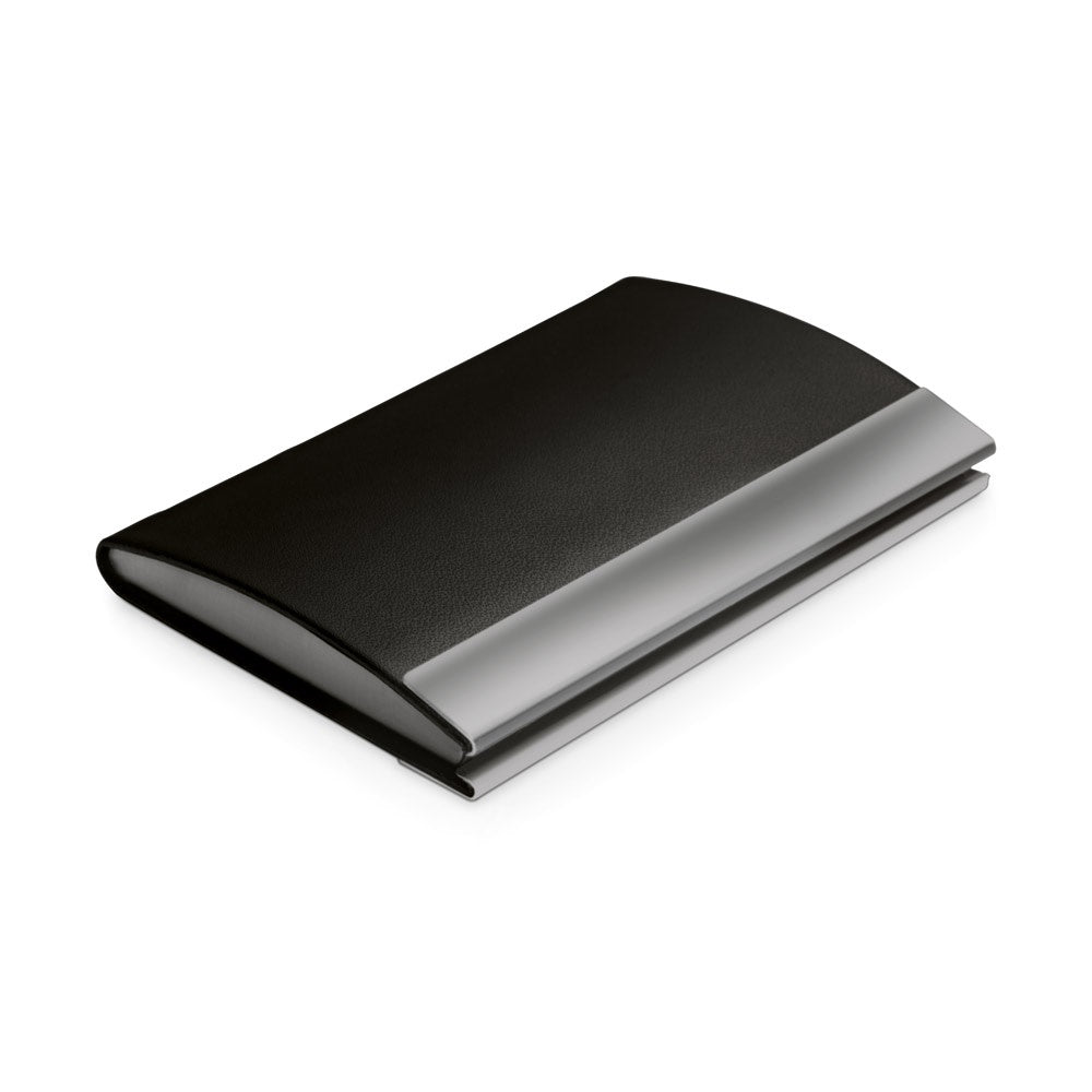 SANDLER promotional travel accessory in black with custom logo branding