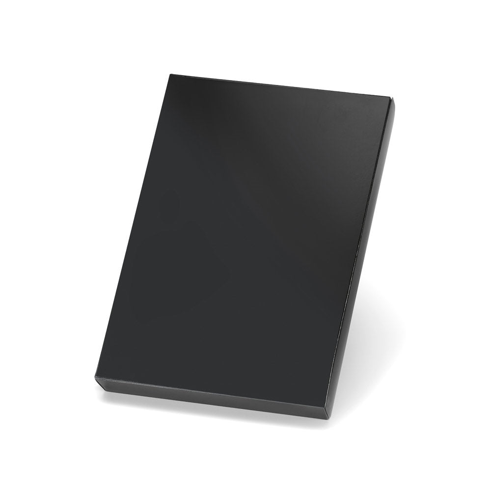 LONE promotional travel accessory in black (gift box packaging) with custom logo branding