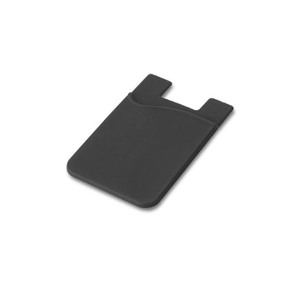 SHELLEY promotional travel accessory in black with custom logo branding