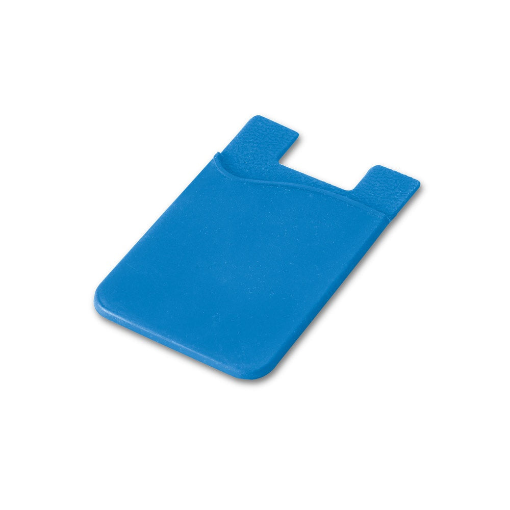 SHELLEY promotional travel accessory in light blue with custom logo branding