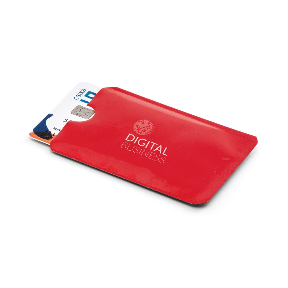 MEITNER promotional travel accessory in red with custom logo branding