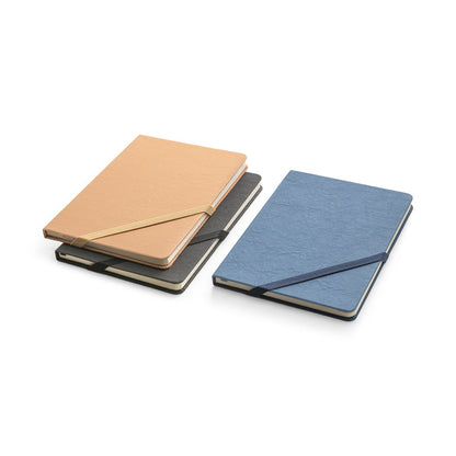 HUXLEY promotional notebook with custom logo branding