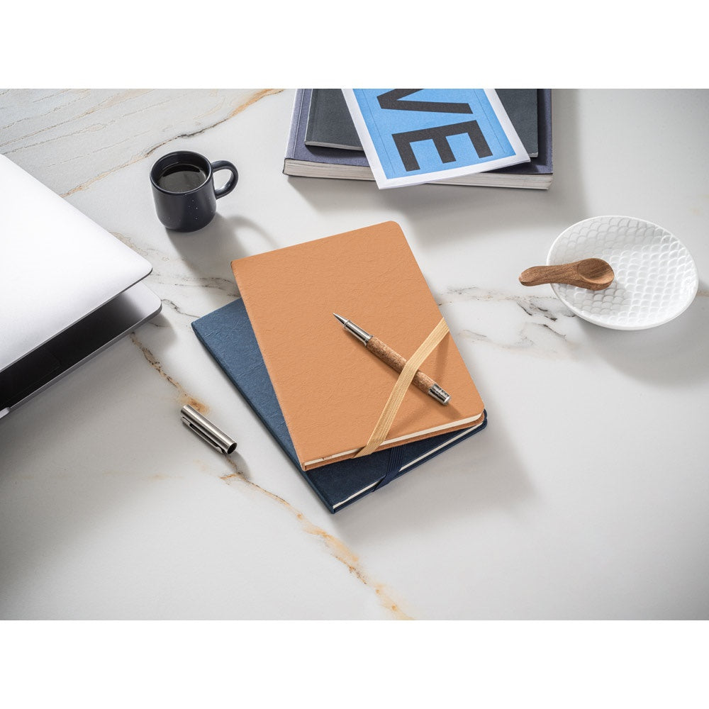 HUXLEY promotional notebook with custom logo branding