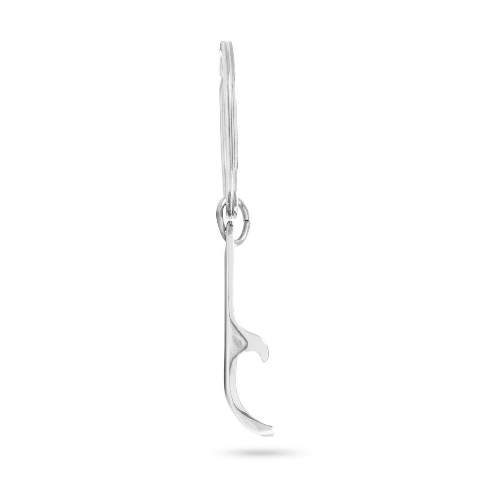 HELLI promotional event giveaway in silver (detail view) with custom logo branding