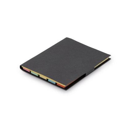 LEWIS promotional notebook in black with custom logo branding