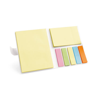 LEWIS promotional notebook in natural (detail view) with custom logo branding