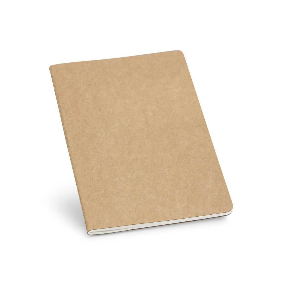 KOSTOVA promotional notebook in natural with custom logo branding