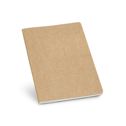 KOSTOVA promotional notebook in natural with custom logo branding