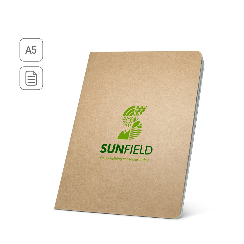 KOSTOVA promotional notebook (complete set view) with custom logo branding