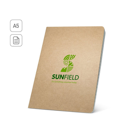 KOSTOVA promotional notebook (complete set view) with custom logo branding