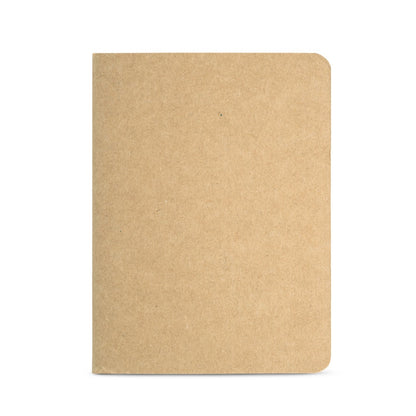 BULFINCH promotional notebook in natural (detail view) with custom logo branding