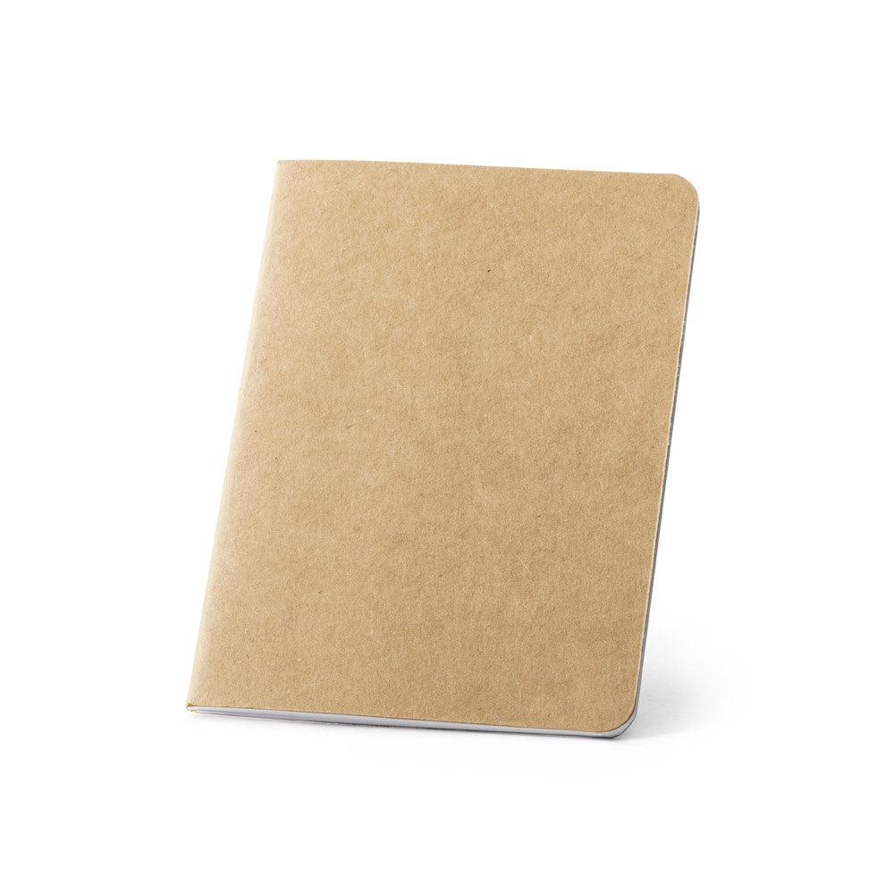 BULFINCH promotional notebook in natural with custom logo branding