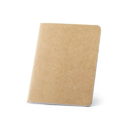 BULFINCH promotional notebook in natural with custom logo branding